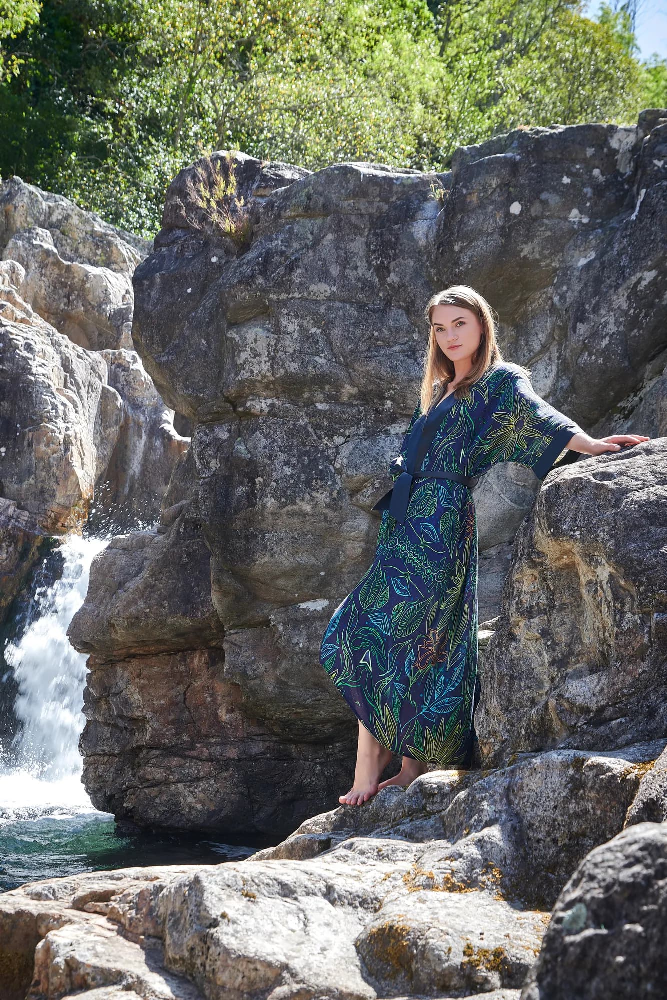 PACHA AZUL KIMONO - PRESALE